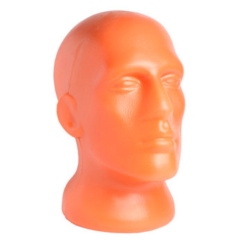 Манекен-голова мужская телесного цвета