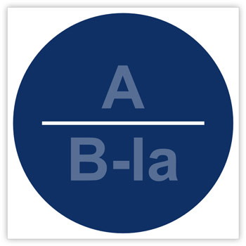 Знак «Категория помещения, класс зоны помещения», B05.6